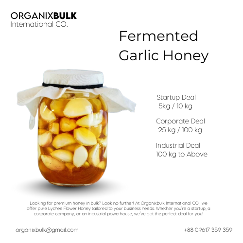 Fermented Garlic Honey